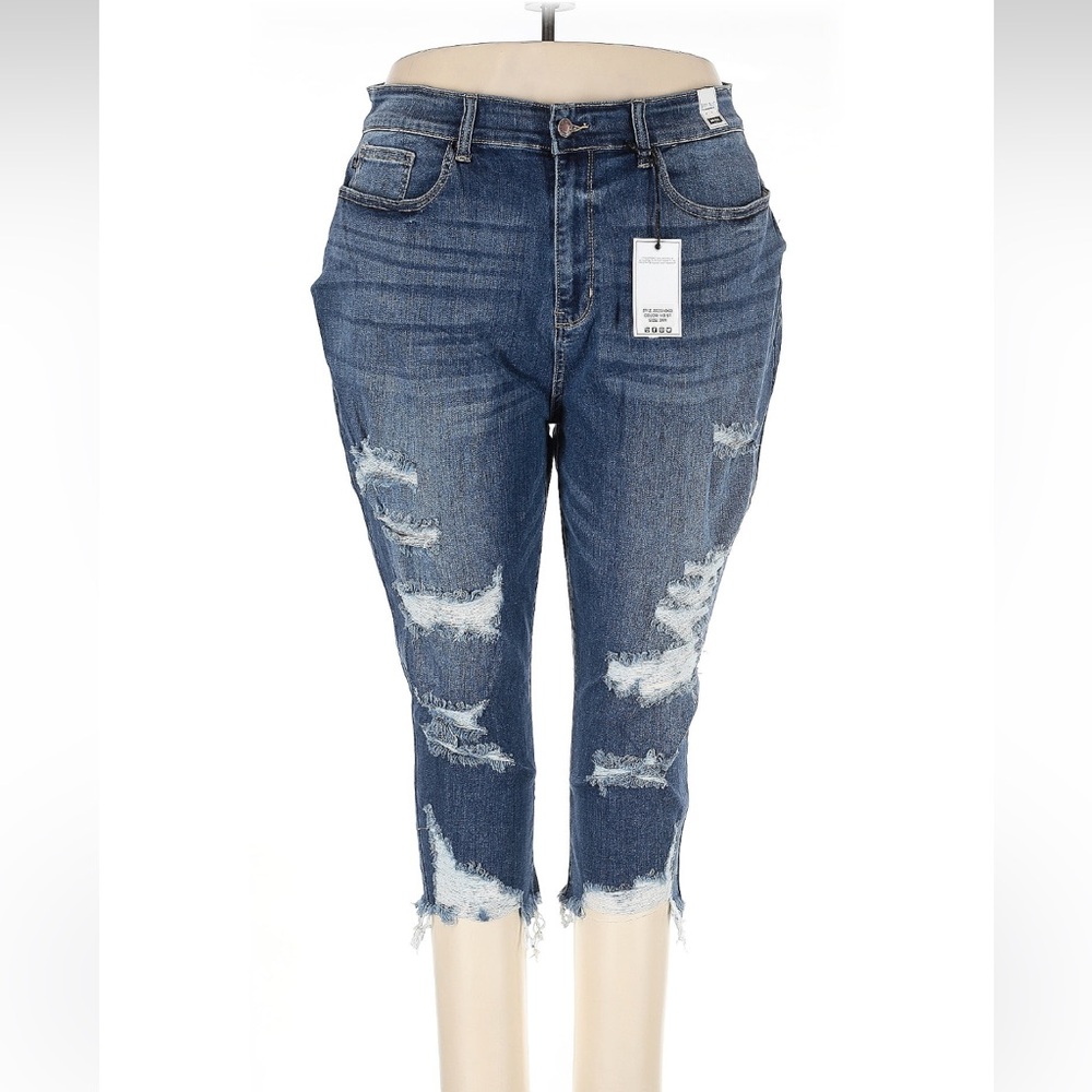 Judy Blue skinny fit Capri jeans new Sz 24 w